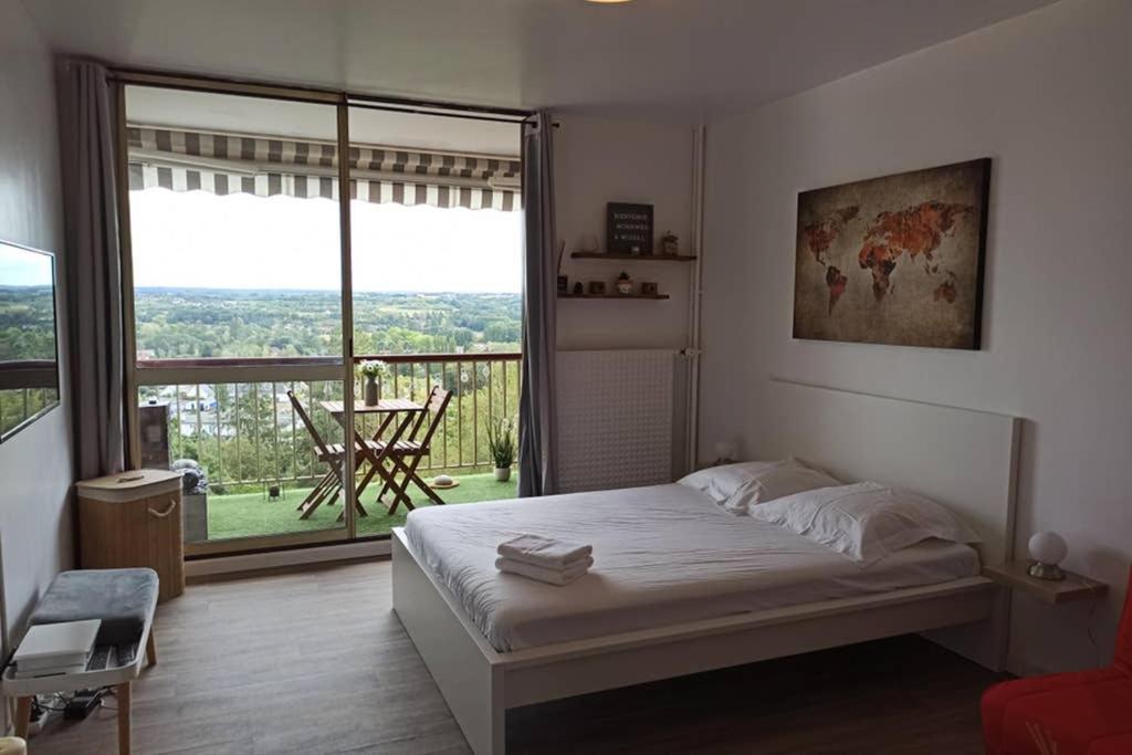 Studio Charmant Avec Vue Magnifique! Montrichard Exteriör bild